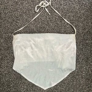Beginning Boutique White Halter Top